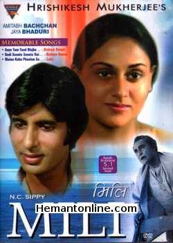 Mili DVD-1975  Amitabh Bachchan, Jaya Bhaduri, Ashok Kumar, Aruna Irani, Asrani, Usha Kiran, Shobha Khote, Suresh Chatwal, Parikshit Sahni