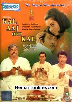 Kal Aaj Aur Kal DVD-1971  Raj Kapoor, Prithviraj Kapoor, Randhir Kapoor, Babita, David, Achla Sachdev, Tiwari, Iftekhar, Roopesh Kumar, Narendra Nath, Abhi Bhattacharya, Uma Dutt, Rashid Khan,