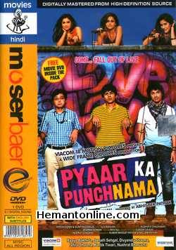 Pyaar Ka Punchnama DVD-2011  Kartik Tiwari, Raayo S. Bakhirta, Divyendu Sharma, Sonali Sehgall, Nushrat Bharucha, Ishita Sharma