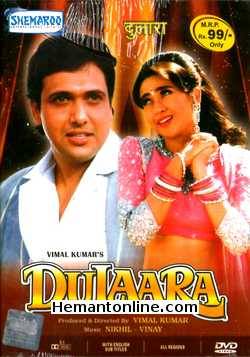 Dulaara DVD-1994  Govinda, Karishma Kapoor, Farida Jalal, Gulshan Grover, Dalip Tahil, Ranjeet, Javed Khan, Tej Sapru, Avtar Gill, Rakesh Bedi, Aparajita, Guddi Maruti