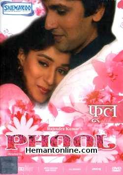 Phool DVD-1993  Sunil Dutt, Rajendra Kumar, Madhuri Dixit, Kumar Gaurav, Maya Alagh, Shakti Kapoor