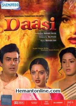 Daasi DVD-1981  Sanjeev Kumar, Rakesh Roshan, Rekha, Moushmi Chatterjee, Vikram, Radhika Bartake, Paintal, Leela Mishra