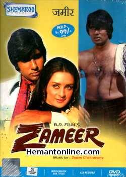Zameer DVD-1975  Amitabh Bachchan, Shammi Kapoor, Saira Bano, Vinod Khanna, Ramesh Deo, Indrani Mukherjee, Madan Puri, Jagdish Raaj, Raj Kishore, Hari Shivdasani, Minoo Mumtaz