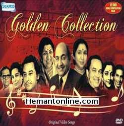 Golden Collection-12-DVD-Pack-Songs  Mohd. Rafi, Kishore Kumar, Mukesh, Hemant Kumar, Talat Mehmood, Lata Mangeshkar, Asha Bhosle, Geeta Dutt, Shamshad Begum
