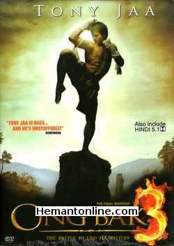Ong Bak 3 DVD-2010 -Hindi Tony Jaa, Primorata Dejudom, Nirut Sirichanya, Petchtai Wongkamlao, Dan Chupong, Chumphorn Thepphithak, Sorapong Chatree
