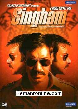 Singham DVD-2011  Ajay Devgan, Kajal Aggarwal, Prakash Raj, Ashok Saraf, Sachin Khedekar, Sonali Kulkarni, Anant Jog, Vijay Patkar, Jayant Sawarkar, Ashok Samarth, Kishore Nandlaskar,