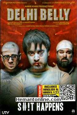 Delhi Belly 2011 DVD: Free Dhobi Ghat DVD Imran Khan, Poorna Jagannathan, Shenaz Treasuryvala, Vir Das, Kunal Roy Kapoor, Vijay Raaz, Paresh Ganatra, Raju Kher, Rahul Singh, Rahul Pendkalkar, Pradeep