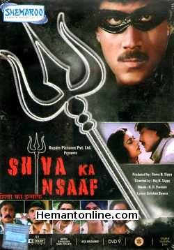 Shiva Ka Insaaf DVD-1985  Jackie Shroff, Poonam Dhillon, Parikshit Sahni, Mazhar Khan, Vinod Mehra, Gulshan Grover, Shakti Kapoor, Birbal, Satish Kaul, Nandita Thakur