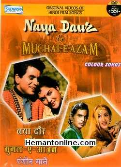 Naya Daur and Mughal E Azam Colour Songs DVD Original Video Songs