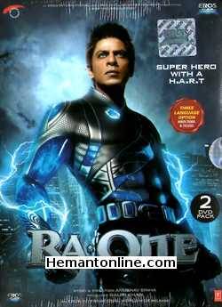 Ra One DVD-2011  Shahrukh Khan, Kareena Kapoor, Arjun Rampal, Armaan Verma, Tom Wu, Satish Shah, Dalip Tahil, Shahana Goswami, Suresh Menon, Sanjay Dutt (Special Appearance),