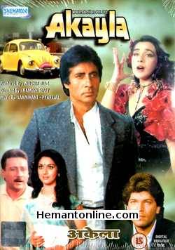 Akayla DVD-1991  Amitabh Bachchan, Amrita Singh, Jackie Shroff, Meenakshi Sheshadri, Aditya Pancholi, Kiran Juneja, Keith Stevenson, Shashi Kapoor, Helen