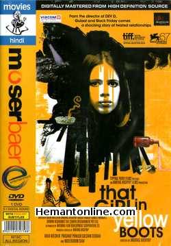 That Girl In Yellow Boots DVD-2011  Prashant Prakash, Kalki Koechlin, Divya Jagdal, Kumud Mishra, Gulshan Devaiya, Shiv Kumar Subramaniam, Kartik Krishnan, Naseeruddin Shah, Mushtaq Khan