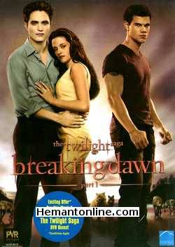 The Twilight Saga-Breaking Dawn Part 1 DVD-2011  Robert Pattinson, Taylor Lautner, Gil Birmingham, Billy Burke, Sarah Clarke, Ty Olsson, Kristen Stewart, Ashley Greene, Jackson Rathbone, Peter Facinelli, Elizabeth Reaser,
