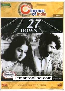 27 Down DVD-1974  Sudhir Dalvi, Rakhee Gulzar, Sadhu Meher, M. K. Raina, Rekha Sabnis, Om Shivpuri, Nilesh Vellani