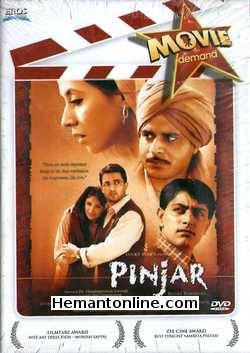 Pinjar DVD-2003  Urmila Matondkar, Manoj Bajpai, Sanjay Suri, Sandali Sinha, Priyanshu Chatterjee, Isha Koppikar, Lillete Dubey, Kulbhushan Kharbanda, Farida Jalal, Alok Nath, Seema Biswas,