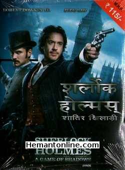 Sherlock Holmes-A Game of Shadows VCD-2011 -Hindi Robert Downey Jr, Jude Law, Noomi Rapace, Rachel McAdams, Jared Harris, Stephen Fry, Paul Anderson, Kelly Reilly, Geraldine James, Eddie Marsan, William