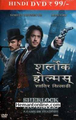 Sherlock Holmes-A Game of Shadows DVD-2011 -Hindi Robert Downey Jr, Jude Law, Noomi Rapace, Rachel McAdams, Jared Harris, Stephen Fry, Paul Anderson, Kelly Reilly, Geraldine James, Eddie Marsan, William