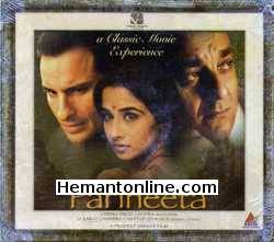 Parineeta VCD-2005  Saif Ali Khan, Vidya Balan, Sanjay Dutt, Diya Mirza, Raima Sen, Sabyasachi Chakraborty, Ninad Kamat, Achyut Potdar, Rekha, Surinder Kaur, Kumkum Bhattacharya,