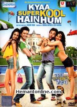 Kyaa Super Kool Hain Hum DVD-2012  Tusshar Kapoor, Riteish Deshmukh, Neha Sharma, Sarah Jane Dias, Anupam Kher, Chunky Pandey, Rohit Shetty (Special Appearance), Kavin Dave, Howard Rosemeyer, Razzak