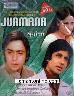 Jurmana VCD-1979  Amitabh Bachchan, Rakhee, Vinod Mehra, Farida Jalal, Shreeram Lagoo, Keshto Mukherjee, Yunus Parvez, Asrani, A. K. Hangal, Asit Sen