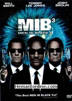 Men In Black 3 DVD-2012  Will Smith, Tommy Lee Jones, Josh Brolin, Emma Thompson, Jemaine Clement, Michael Stuhlbarg, Mike Colter, Nicole Scherzinger, Michael Chernus, Alice Eve, Keone