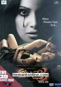 Raaz 3-The Third Dimension DVD-2012  Emraan Hashmi, Bipasha Basu, Esha Gupta, Manish Choudhary
