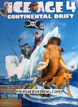 Ice Age 4-Continental Drift DVD-2012 -English-Hindi-Tamil-Telugu Animated Movie