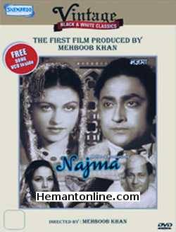 Najma DVD-1943  Ashok Kumar, Veena, Sitara Devi, Murad, M. Kumar, Nisar Ahmad Ansari, Yakub