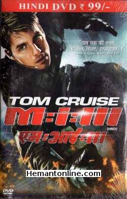 Mission Impossible 3 DVD-2006 -Hindi Tom Cruise, Philip Seymour Hoffman, Ving Rhames, Billy Crudup, Michelle Monaghan, Jonathan Rhys Meyers, Keri Russell, Maggie Q, Simon Pegg, Eddie Marsan,