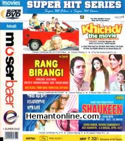 Khichdi-The Movie-Rang Birangi-Shaukeen 3-in-1 DVD Khichdi - The Movie (2010): Supriya Pathak, Anang Desai, Rajiv Mehta, Nimisha Vakharia, Girish Sachdev, Kirti Kulhari, Kesar Majethia, Markand Soni, Jamnadas