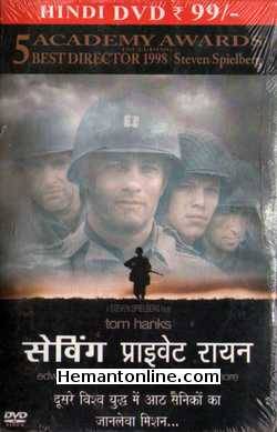Saving Private Ryan DVD-1998 -Hindi Tom Hanks, Tom Sizemore, Edward Burns, Barry Pepper, Adam Goldberg, Vin Diesel, Giovanni Ribisi, Jeremy Davies, Matt Damon
