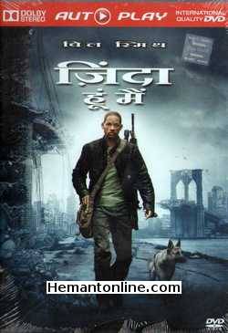 I Am Legend 2007 DVD: Hindi: Zinda Hoon Main Will Smith, Alice Braga, Charlie Tahan, Salli Richardson Whitfield, Willow Smith, Darrell Foster, April Grace, Dash Mihok, Joanna Numata, Abbey, Kona 