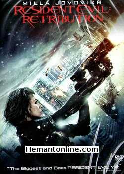 Resident Evil-Retribution DVD-2012 -English-Hindi Milla Jovovich, Sienna Guillory, Michelle Rodriguez, Aryana Engineer, Bingbing Li, Boris Kodjoe, Johann Urb, Robin Kasyanov, Kevin Durand, Ofilio Portillo, Oded Fehr,