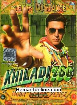 Khiladi 786 DVD-2012  Akshay Kumar, Asin, Raj Babbar, Vipin Bakshi, Mithun Chakraborty, Johnny Lever, Sanjay Mishra, Paresh Rawal, Himesh Reshammiya, Mukesh Rishi, Bharti Singh