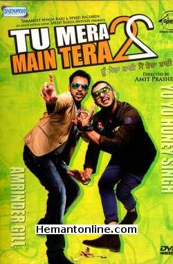 Tu Mera 22 Main Tera 22 DVD-2013 -Punjabi Amrinder Gill, Yo Yo Honey Singh, Mandy Takhar, Sharon Johal, Nathalie Efron, Wamiqa Gabbi, Binnu Dhillon, B. N. Sharma, Mukesh Vohra, Karamjeet