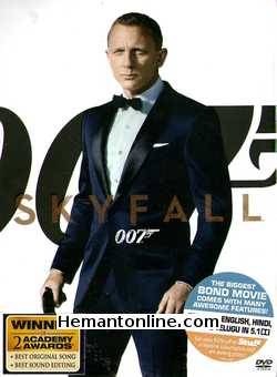 Skyfall DVD-2012 -English-Hindi-Tamil-Telugu Daniel Craig, Judi Dench, Javier Bardem, Ralph Fiennes, Naomie Harris, Berenice Marlohe, Ben Whishaw, Albert Finney