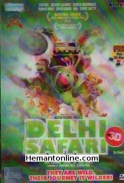 Delhi Safari 3D DVD-2012  Voices Of Govinda, Sunil Shetty, Boman Irani, Akshaya Khanna, Urmila Matondkar, Swini Khara, Cary Elwes, Jae Lynch, Christopher Lloyd, Tara Strong, Tom