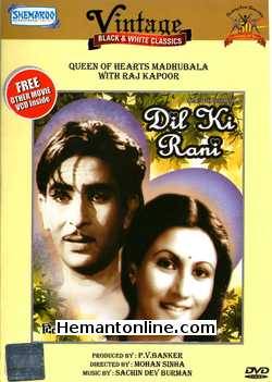 Dil Ki Rani DVD-1947  Raj Kapoor, Madhubala, Shyam Sunder, Badri Prasad, Munshi Khanjar, Altaf