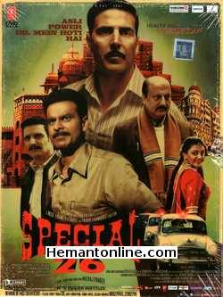 Special 26 DVD-2013  Akshay Kumar, Manoj Bajpai, Anupam Kher, Jimmy Shergill, Kajal Agarwal, Deep Raj Rana, Divya Dutta, Neeru, Bajwa, Vipin Sharma, Kishore Kadam, Rajesh