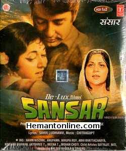 Sansar VCD-1971  Navin Nischol, Anupama, Nirupa Roy, Abhi Bhattacharya, Krishnan Dhawan, Meena T., Mohan Choti, Master Satyajit, Niti, Introducing Baldev Khosla