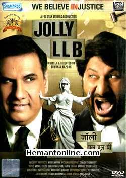 Jolly LLB DVD-2013  Arshad Warsi, Amrita Rao, Boman Irani, Saurabh Shukla, Harsh Chhaya, Mohan Kapoor, Mohan Agashe, Ramesh Deo, Sanjay Mishra, Rajeev Siddhartha, Vibha Chibber,