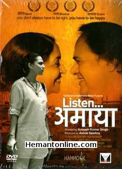 Listen Amaya DVD-2013  Farooq shaikh, Deepti Naval, Swara Bhaskar, Amala Akkineni, Siddhant Karnick, Orron Das, Kriti Panth, Vidya Bhushan, Viren Basoya