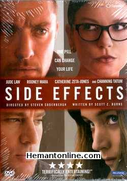 Side Effects DVD-2013  Rooney Mara, Carmen Pelaez, Catherine Zeta Jones, Marin Ireland, Channing Tatum, Polly Draper, Ann Dowd, Haraldo Alvarez, Jude law, James Martinez, Vladimi