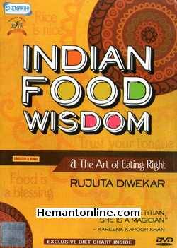 Indian Food Wisdom and The Art of Eating Right DVD-English-Hindi Rujuta Diwekar (Winner of Nutrition Award from Asian Institute of Gastroenterology and a Bestselling Author), With Insights from Goodness of Ghee