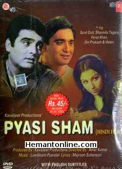 Pyasi Sham DVD-1969  Sunil Dutt, Sharmila Tagore, Feroz Khan, Om Prakash, Helen