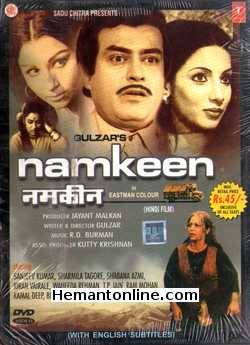 Namkeen DVD-1982  Sanjeev Kumar, Sharmila Tagore, Shabana Azmi, Kiran Varale, Waheeda Rehman, T. P. Jain, Ram Mohan, Kamal Deep, Bhupinder, Yash Sharma