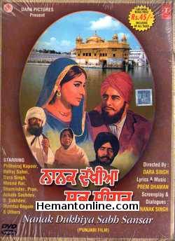 Nanak Dukhiya Sab Sansar DVD-1970 -Punjabi Prithviraj Kapoor, Mumtaz, Balraj Sahni, Dara Singh, Meena Rai, Achala Sachdev, Pran