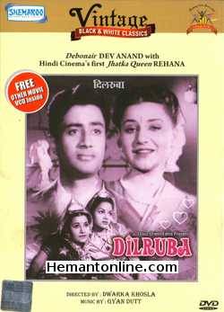 Dilruba DVD-1950  Dev Anand, Rehana, Cuckoo, Yakub, Asha Sachdev, Balam, Gogia Pasha, S. Baburao, Chahan, Nazir Kashmiri