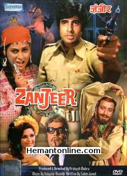 Zanjeer DVD-1973  Amitabh Bachchan, Jaya Bhaduri, Pran, Ajit, Om Prakash, Bindu