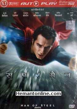 Man of Steel 2013 DVD: Hindi: Superman Henry Cavill, Amy Adams, Michael Shannon, Diane Lane, Russell Crowe, Antje Traue, Harry Lennix, Richard Schiff, Christopher Meloni, Kevin Costner